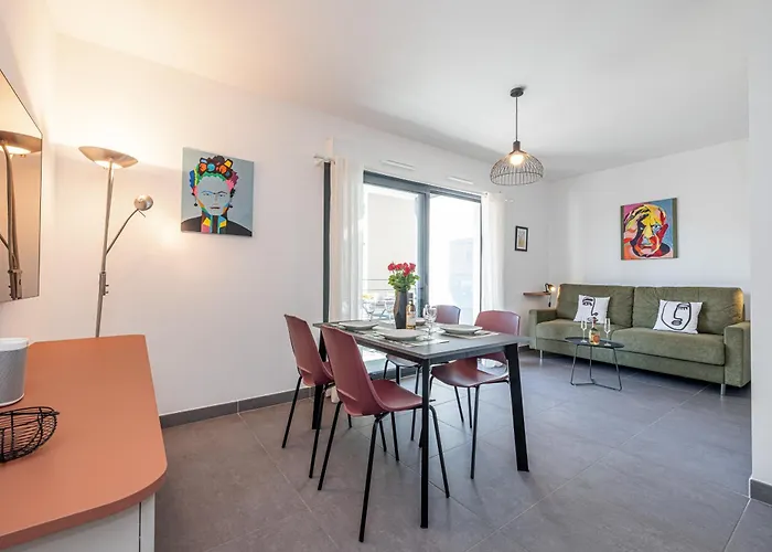 公寓 Queen Riviera : Climatisation, Parking, Terrasse *